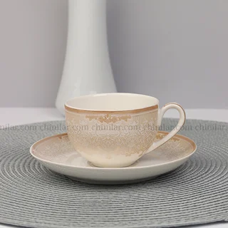 ست فنجان و نعلبکی چای خوری طرح ماندگار چینی نیوبن برونچو