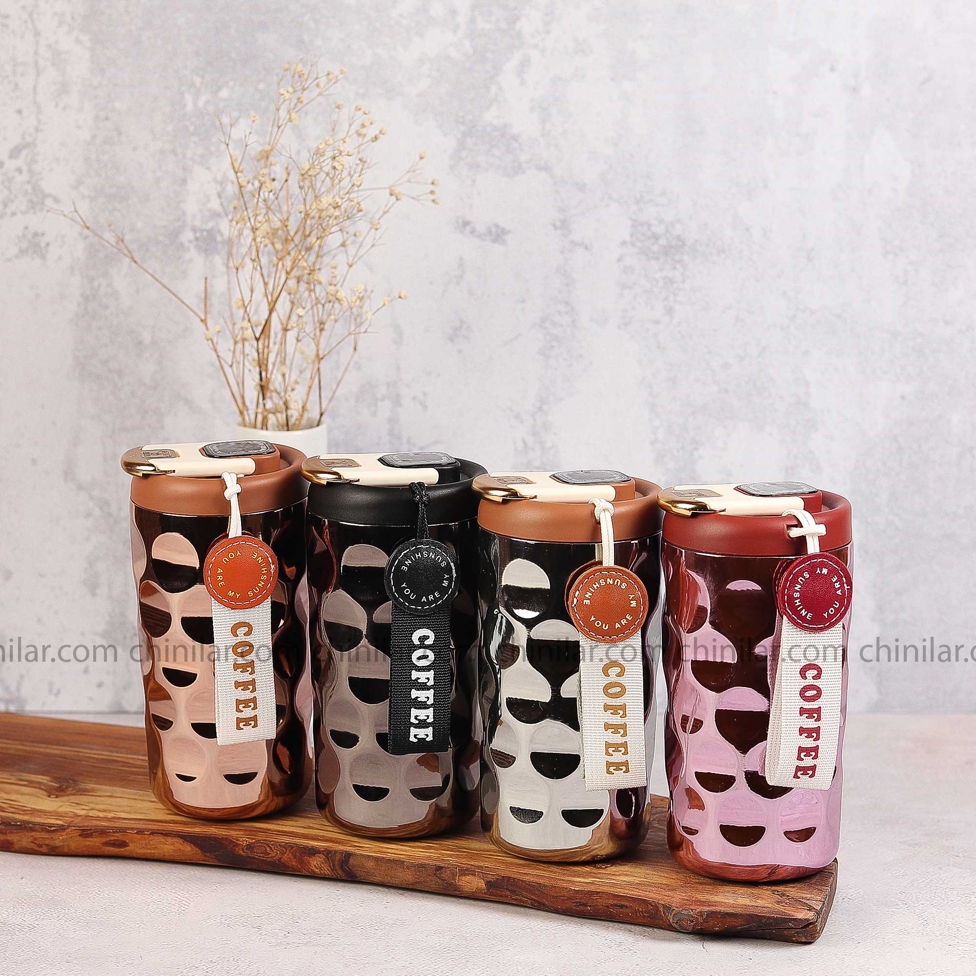 تراول ماگ مشبک 410 ml درجه دار