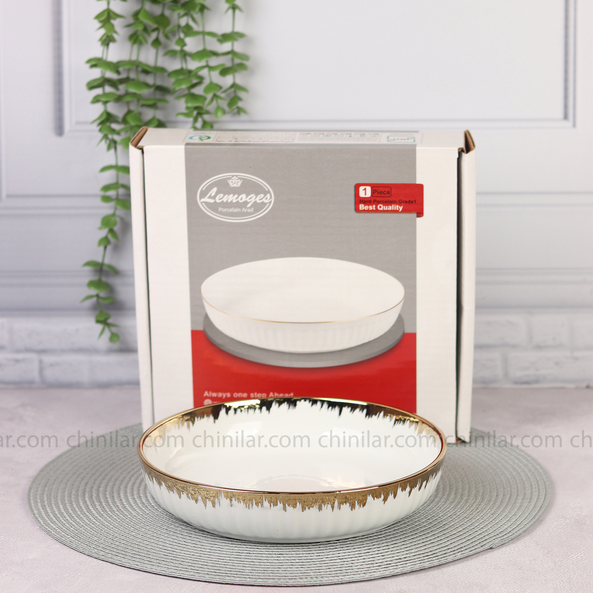 تابه گرد لارن چینی لمون سایز کوچک پرایم گلد 418S