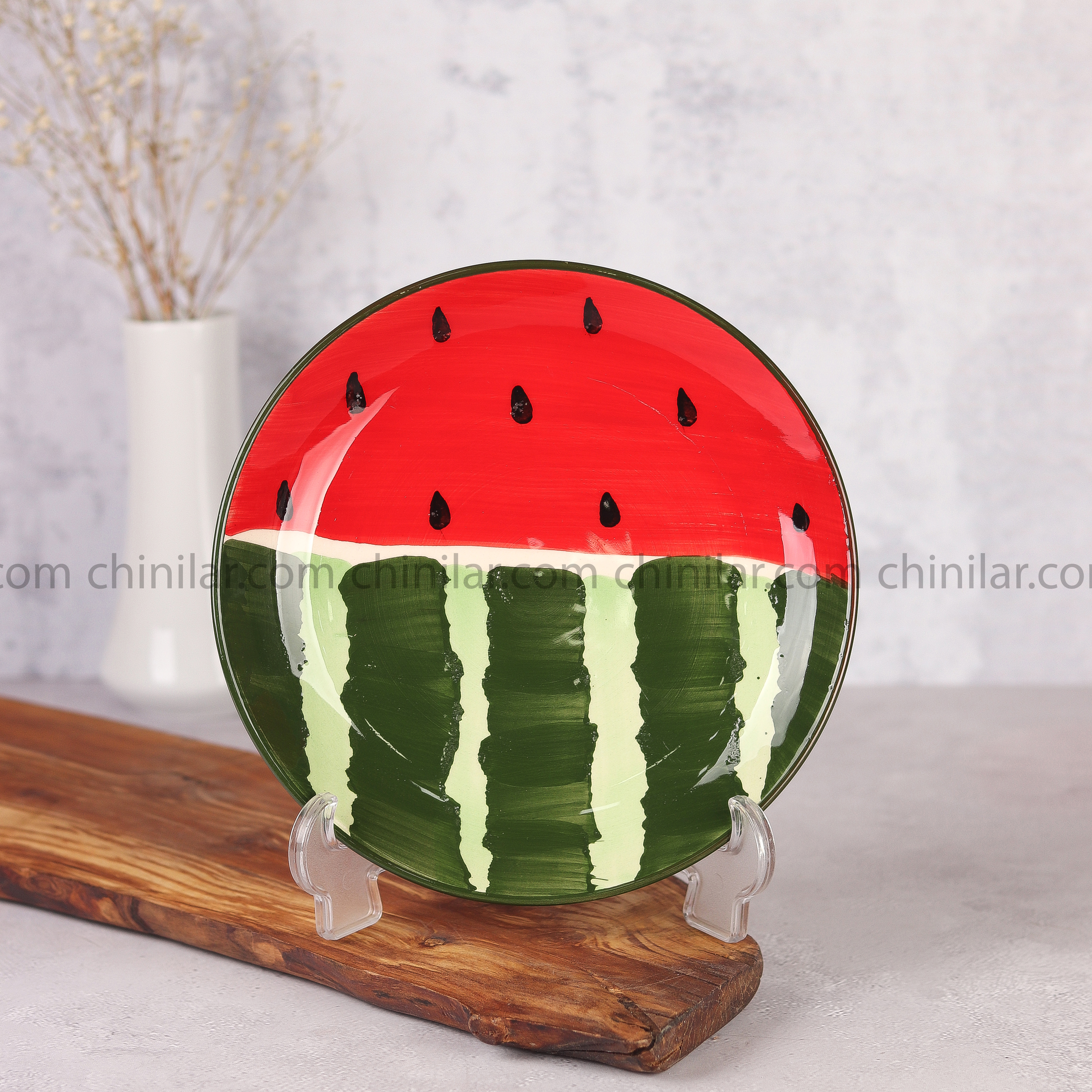 پیش دستی سرامیکی طرح هندوانه یلدایی