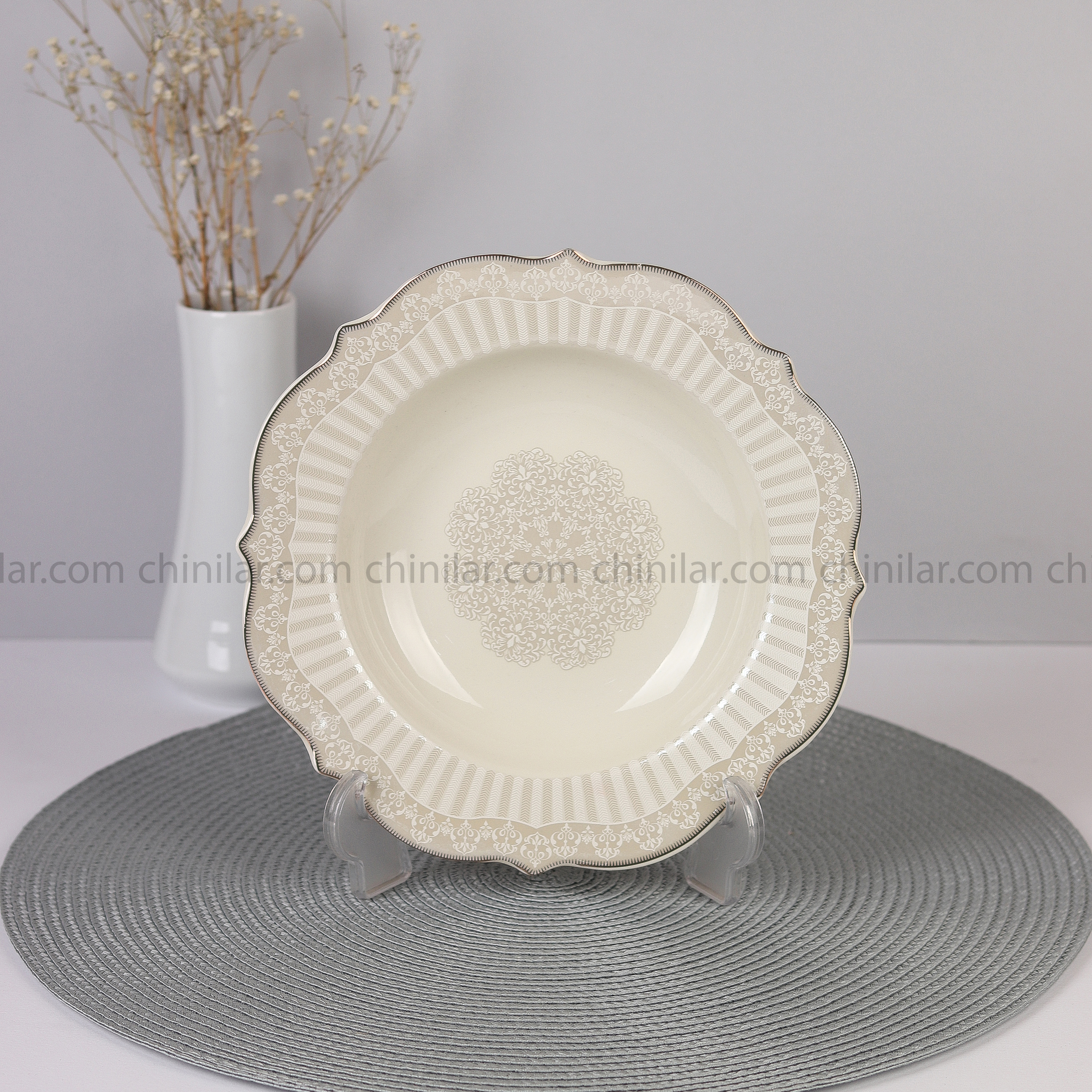 بشقاب گود خورشت خوری طرح درسا 3014چینی نیوبن دارسی