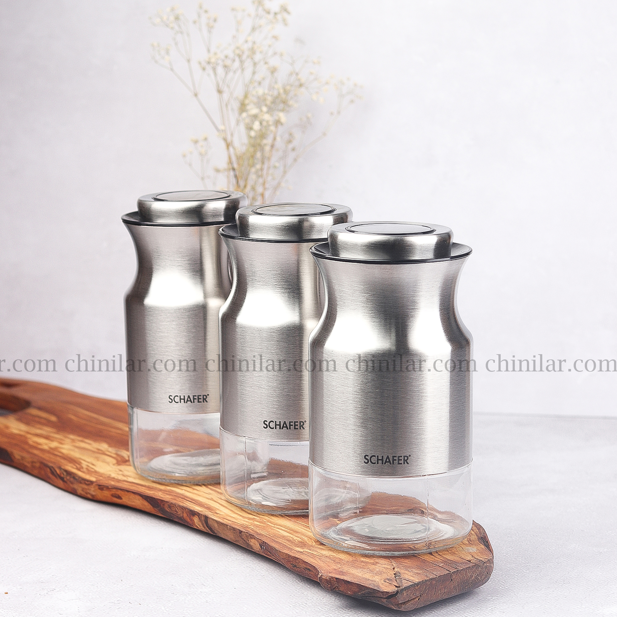 ست جا حبوباتی جار 3 تیکه چینک اسپایس 278130 شفر ترکیه